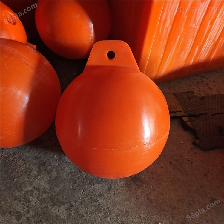 防腐PE警示浮球海上塑料浮球