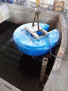 城市护城河污水治理浮筒式潜水曝气机FQB5.5